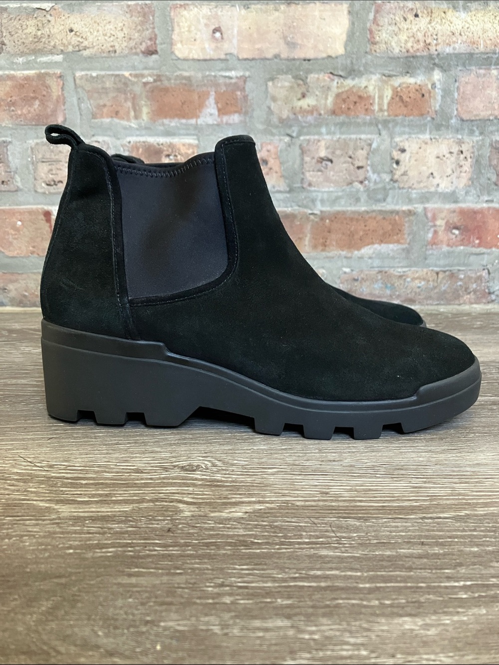 Eileen Fisher Splash Waterproof Suede Bootie